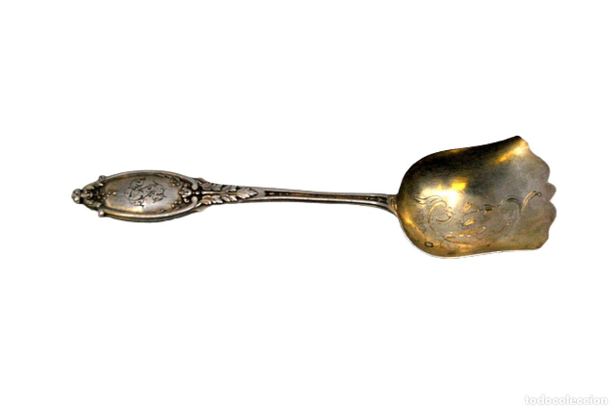 Antig&uuml;edades: cucharas de az&uacute;car de plata - Foto 5