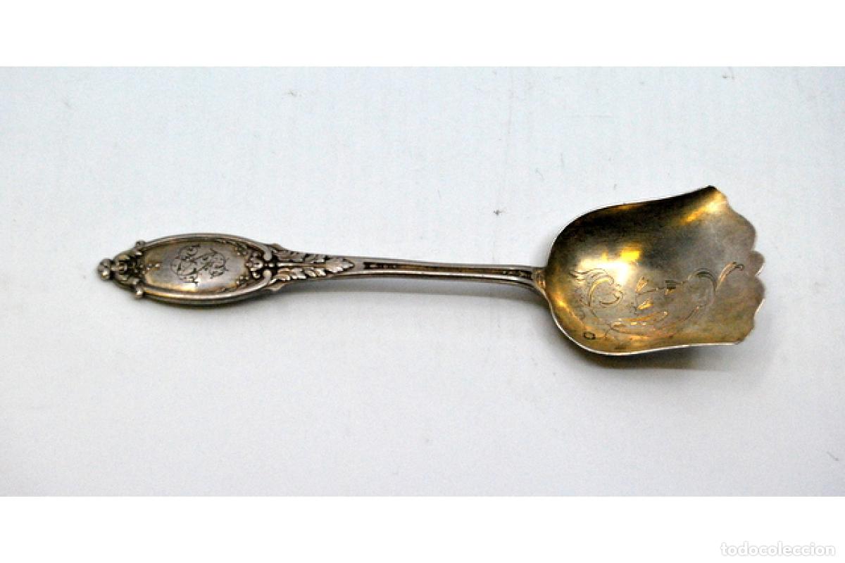 Antig&uuml;edades: cucharas de az&uacute;car de plata - Foto 6