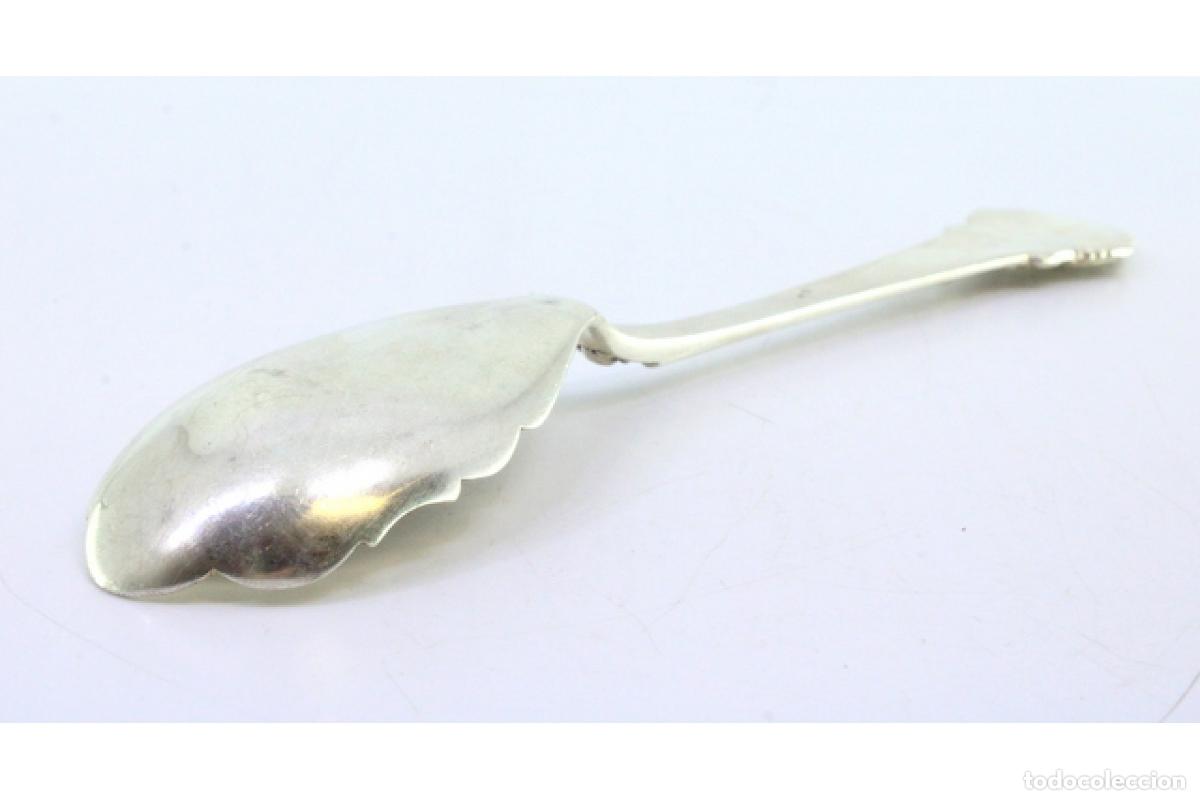 Antig&uuml;edades: cuchara de ensalada de plata - Foto 8