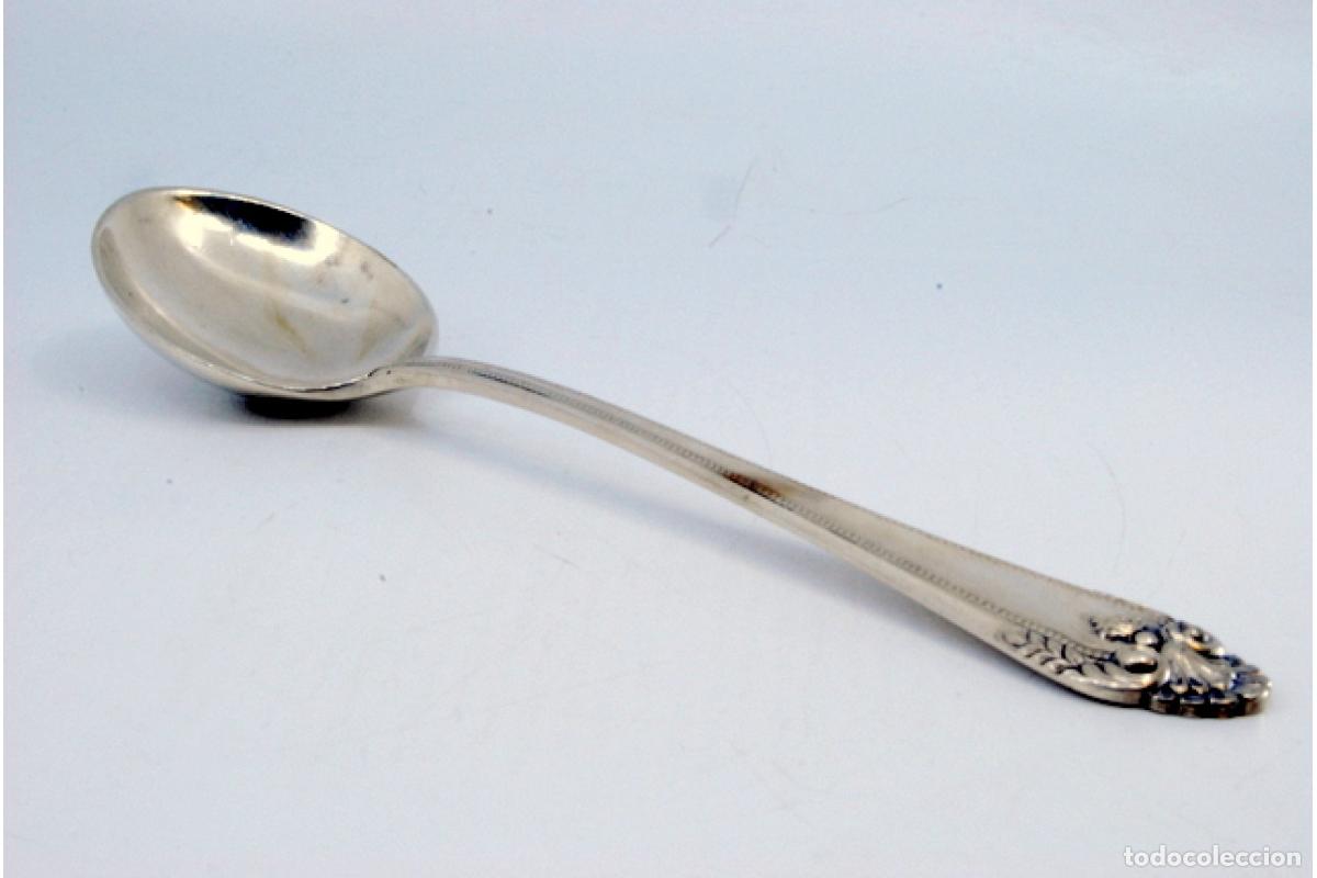 Antig&uuml;edades: Cuchara de plata para servir arroz - Foto 2