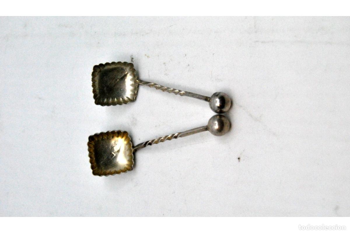 Antig&uuml;edades: cucharas de az&uacute;car de plata - Foto 3