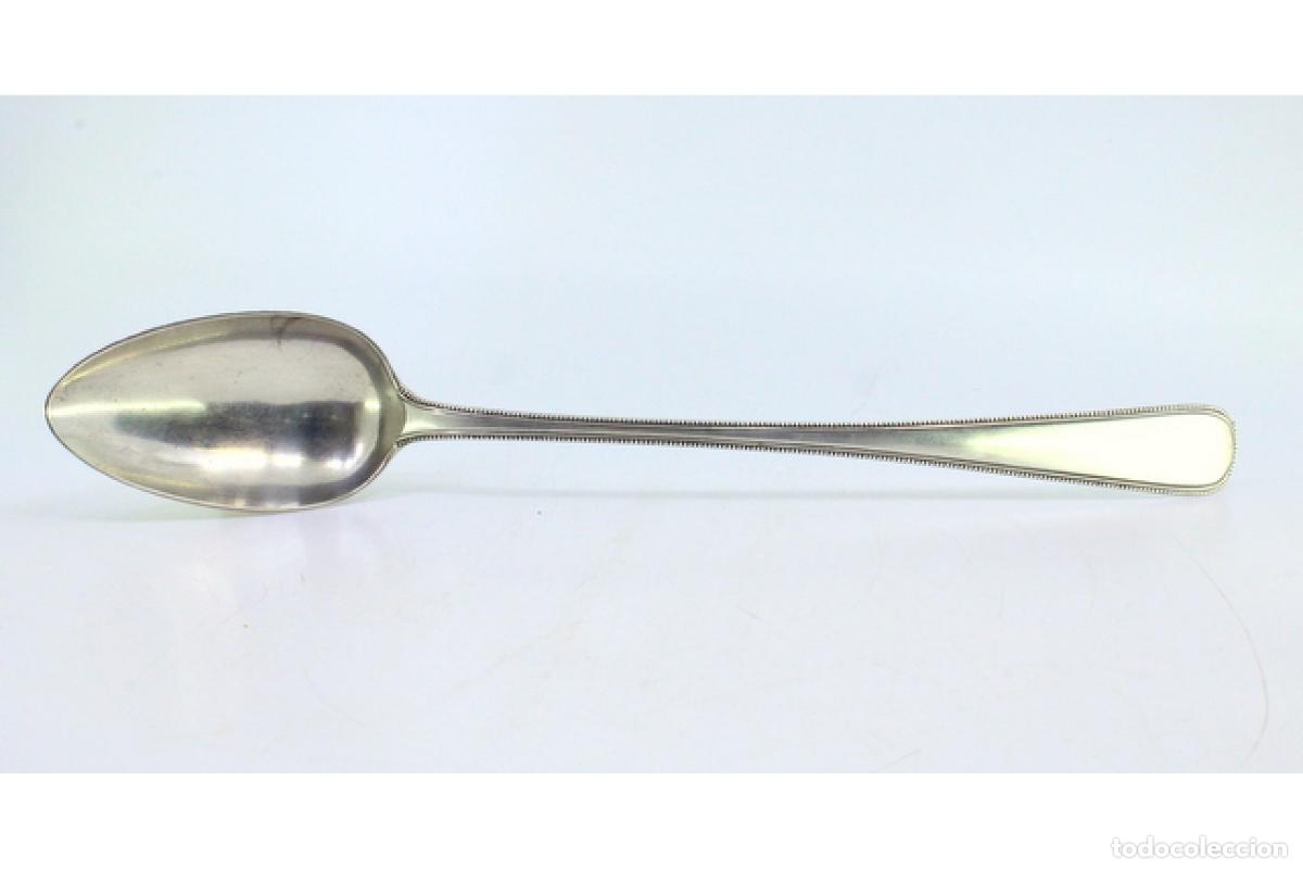 Antig&uuml;edades: Cuchara de plata para servir arroz - Foto 2