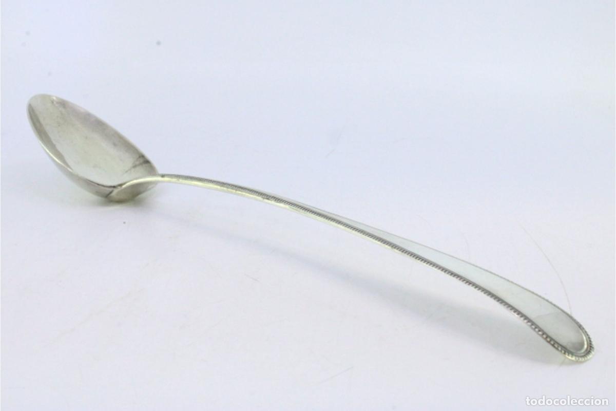 Antig&uuml;edades: Cuchara de plata para servir arroz - Foto 3