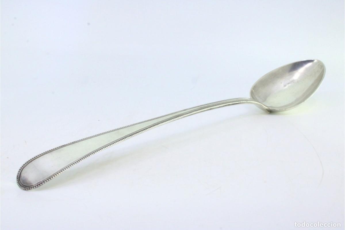Antig&uuml;edades: Cuchara de plata para servir arroz - Foto 5