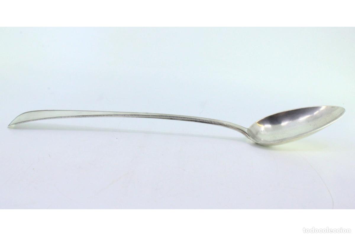 Antig&uuml;edades: Cuchara de plata para servir arroz - Foto 7