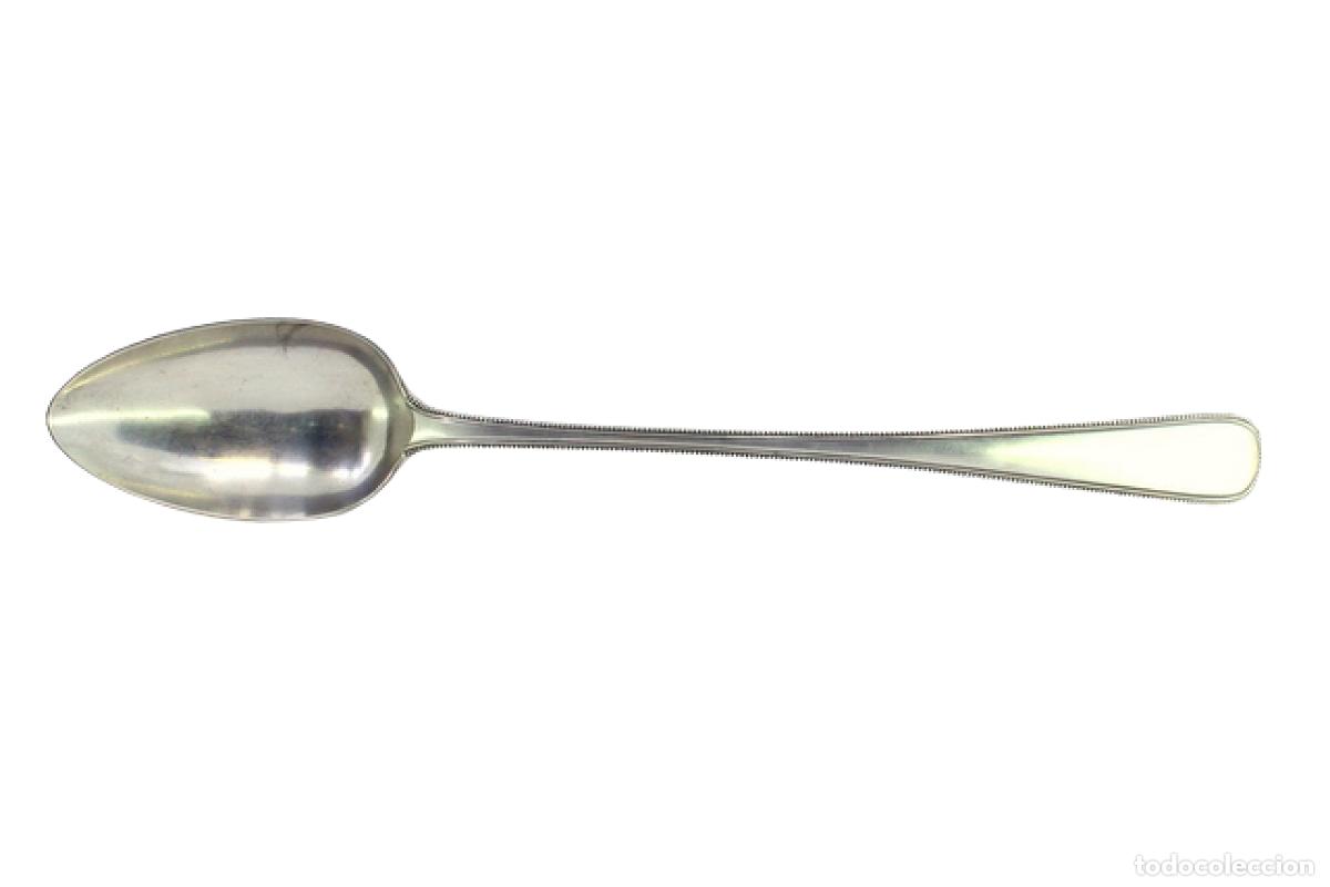 Antig&uuml;edades: Cuchara de plata para servir arroz - Foto 1