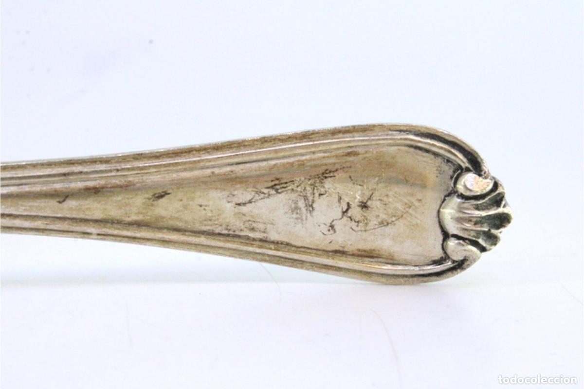Antig&uuml;edades: cuchara de plata para aceitunas - Foto 2