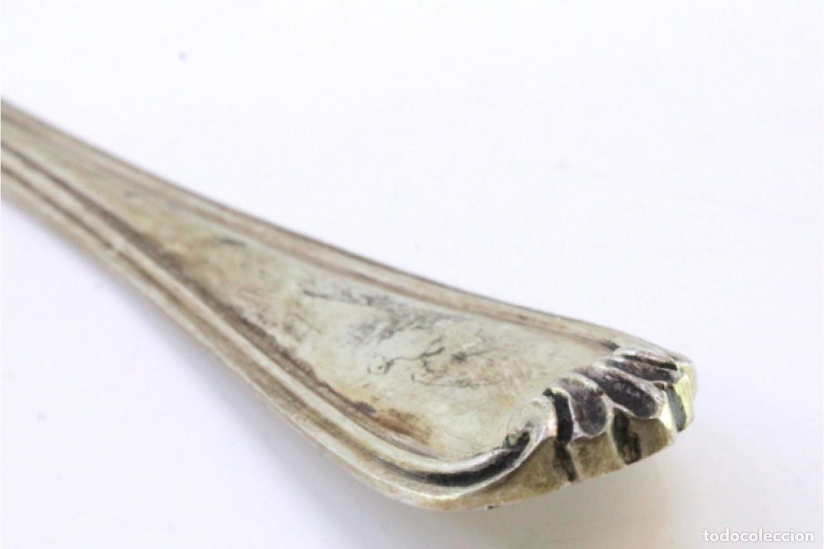 Antig&uuml;edades: cuchara de plata para aceitunas - Foto 6