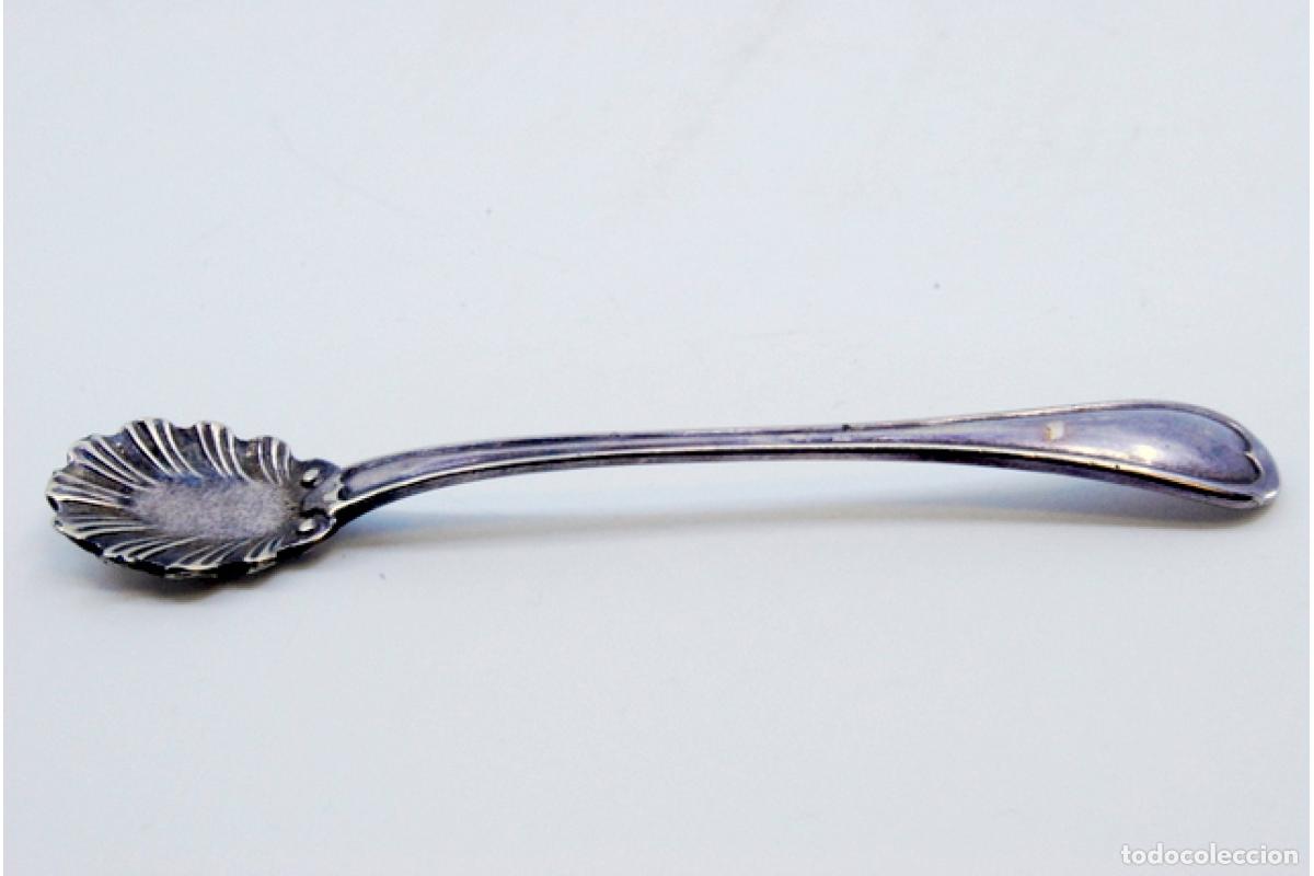 Antig&uuml;edades: cuchara de az&uacute;car de plata - Foto 5