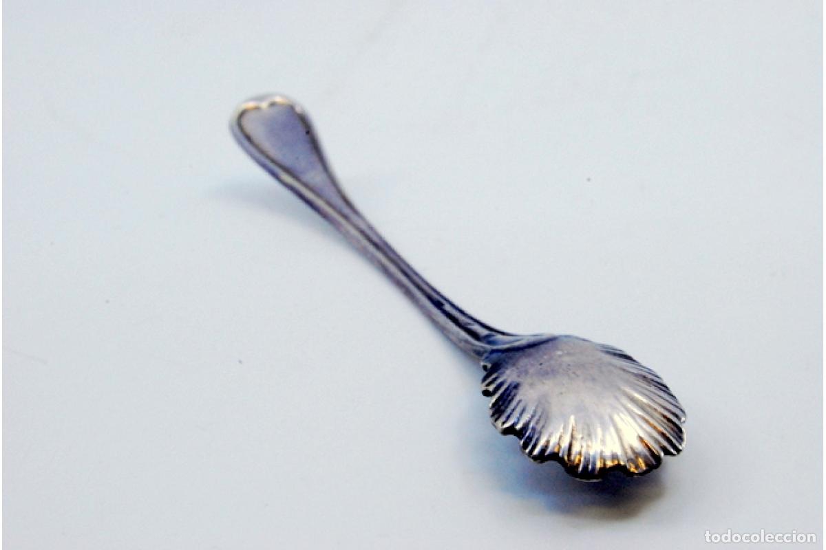 Antig&uuml;edades: cuchara de az&uacute;car de plata - Foto 6