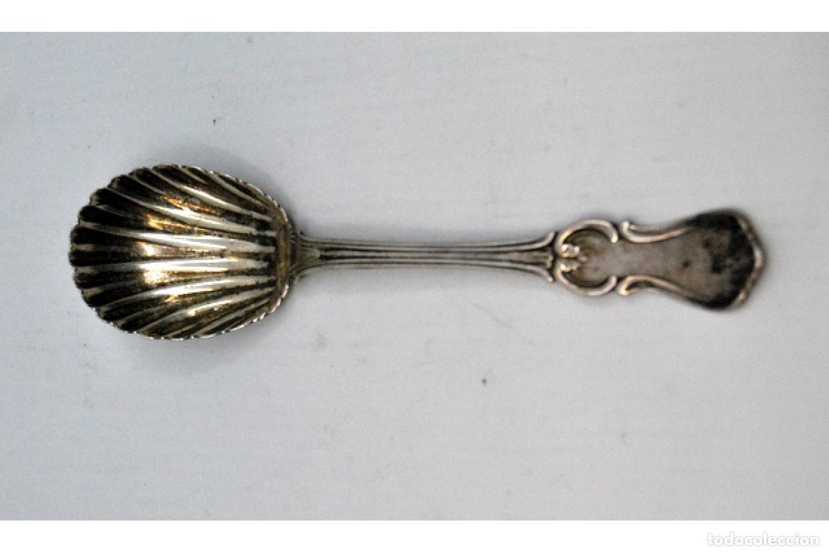 Antig&uuml;edades: cucharas de az&uacute;car de plata - Foto 2