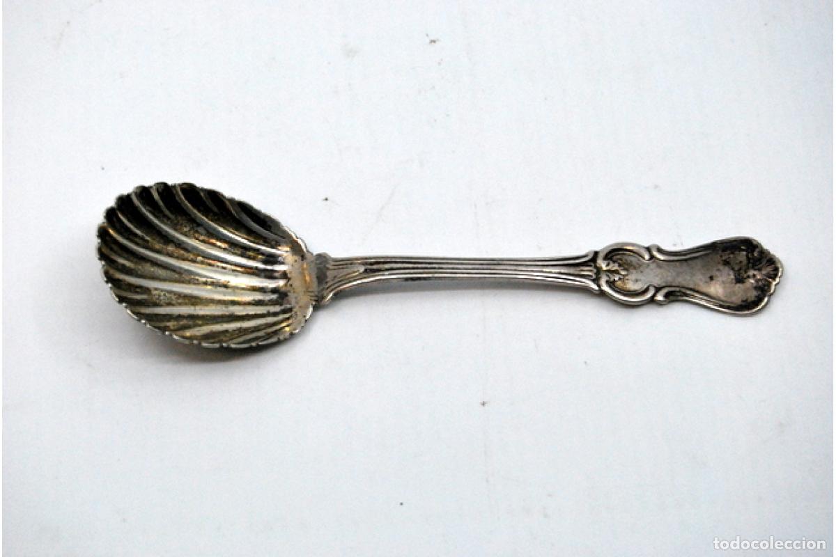 Antig&uuml;edades: cucharas de az&uacute;car de plata - Foto 3