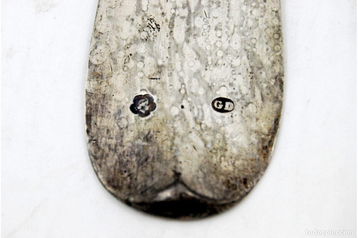 Antig&uuml;edades: Cuchar&oacute;n de sopa de plata - Foto 2