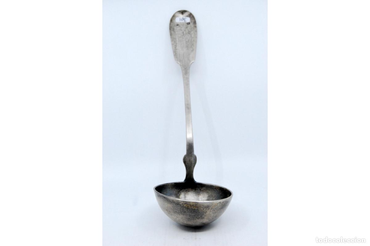Antig&uuml;edades: Cuchar&oacute;n de sopa de plata - Foto 3