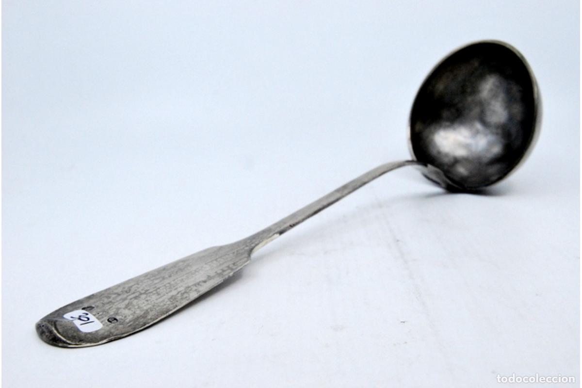 Antig&uuml;edades: Cuchar&oacute;n de sopa de plata - Foto 5