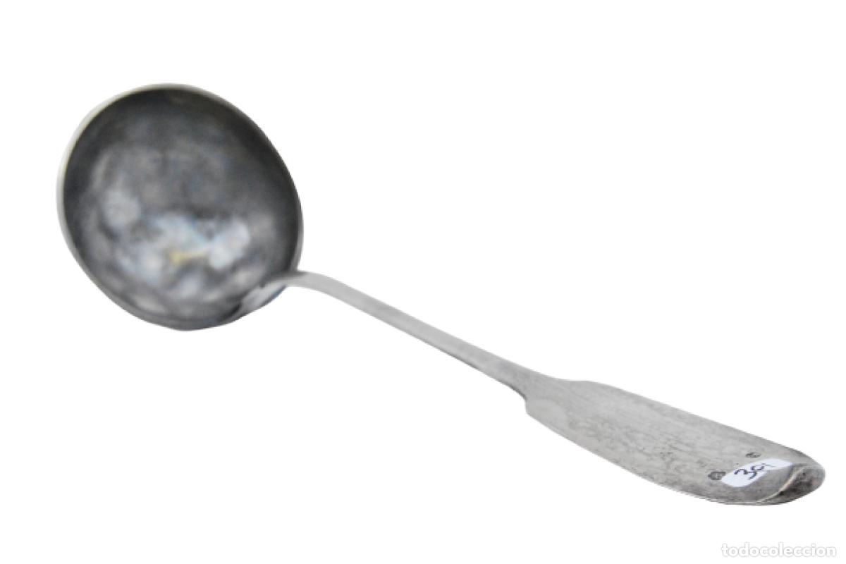 Antig&uuml;edades: Cuchar&oacute;n de sopa de plata - Foto 1