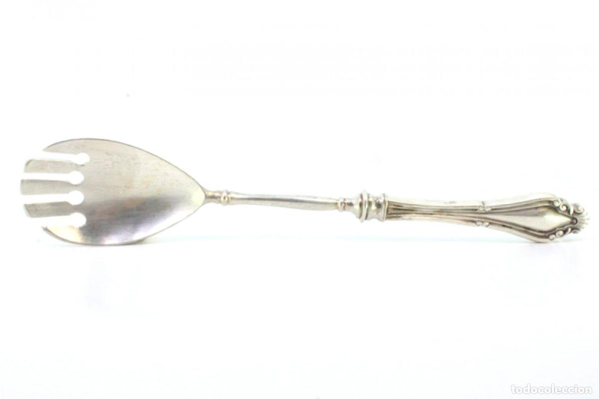 Antig&uuml;edades: cuchara de espagueti de plata - Foto 2