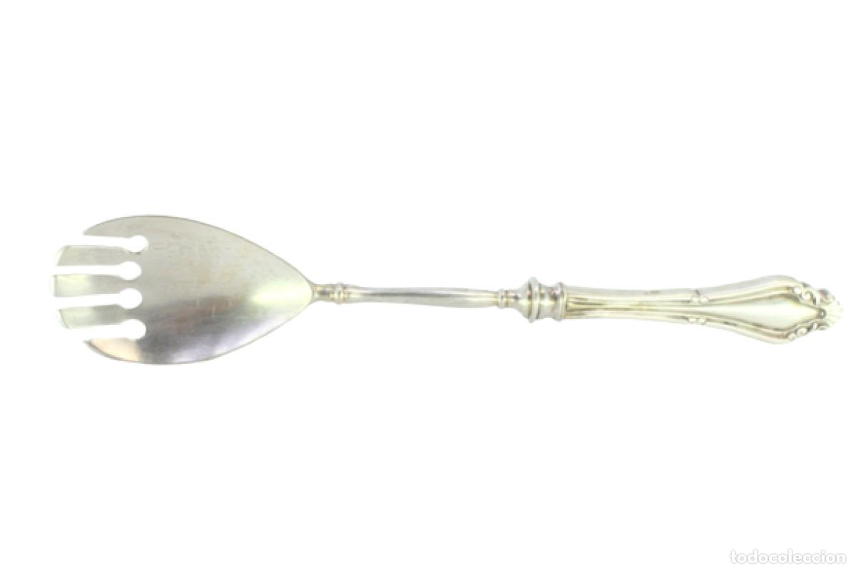 Antig&uuml;edades: cuchara de espagueti de plata - Foto 1