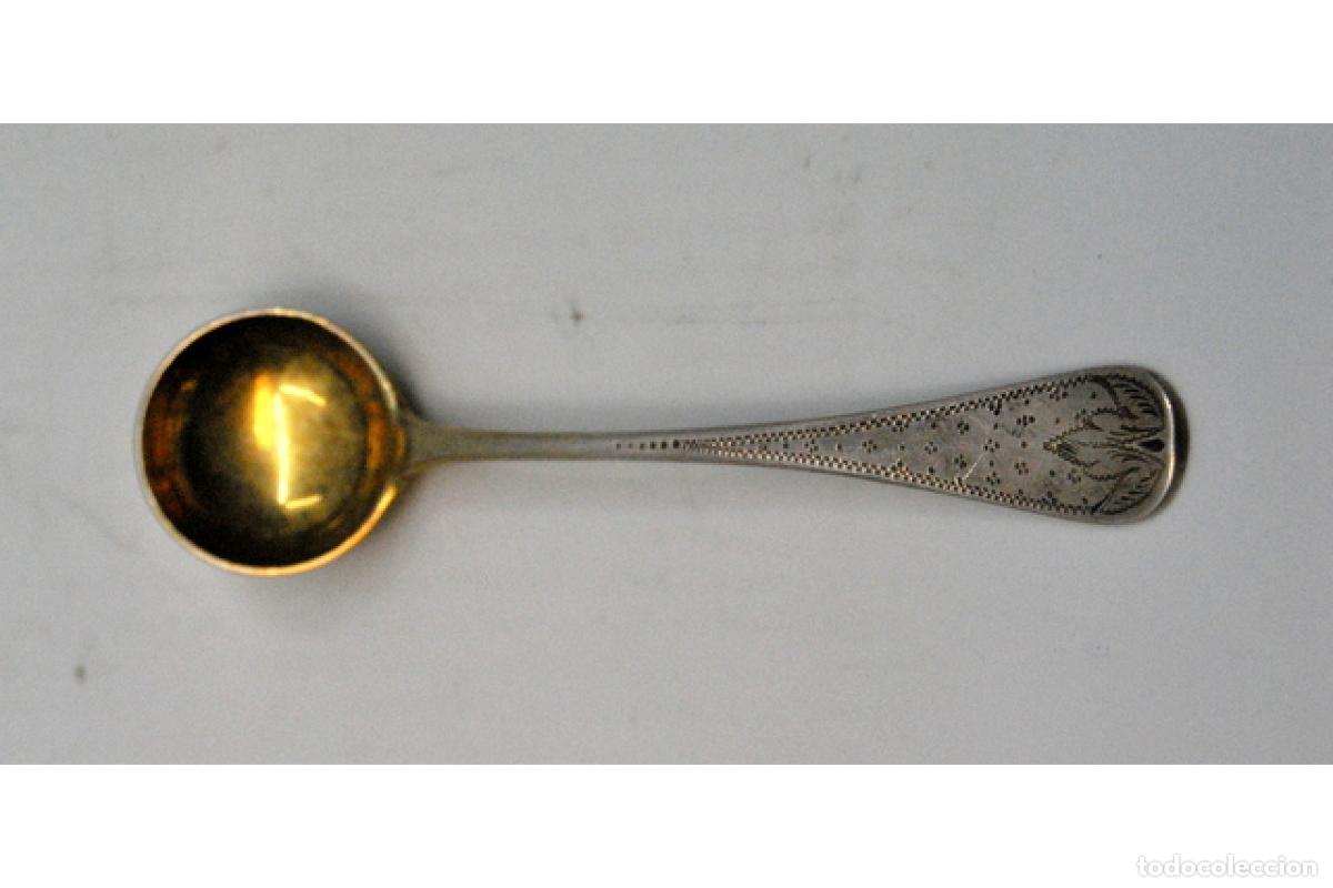 Antig&uuml;edades: cuchara de az&uacute;car de plata - Foto 2