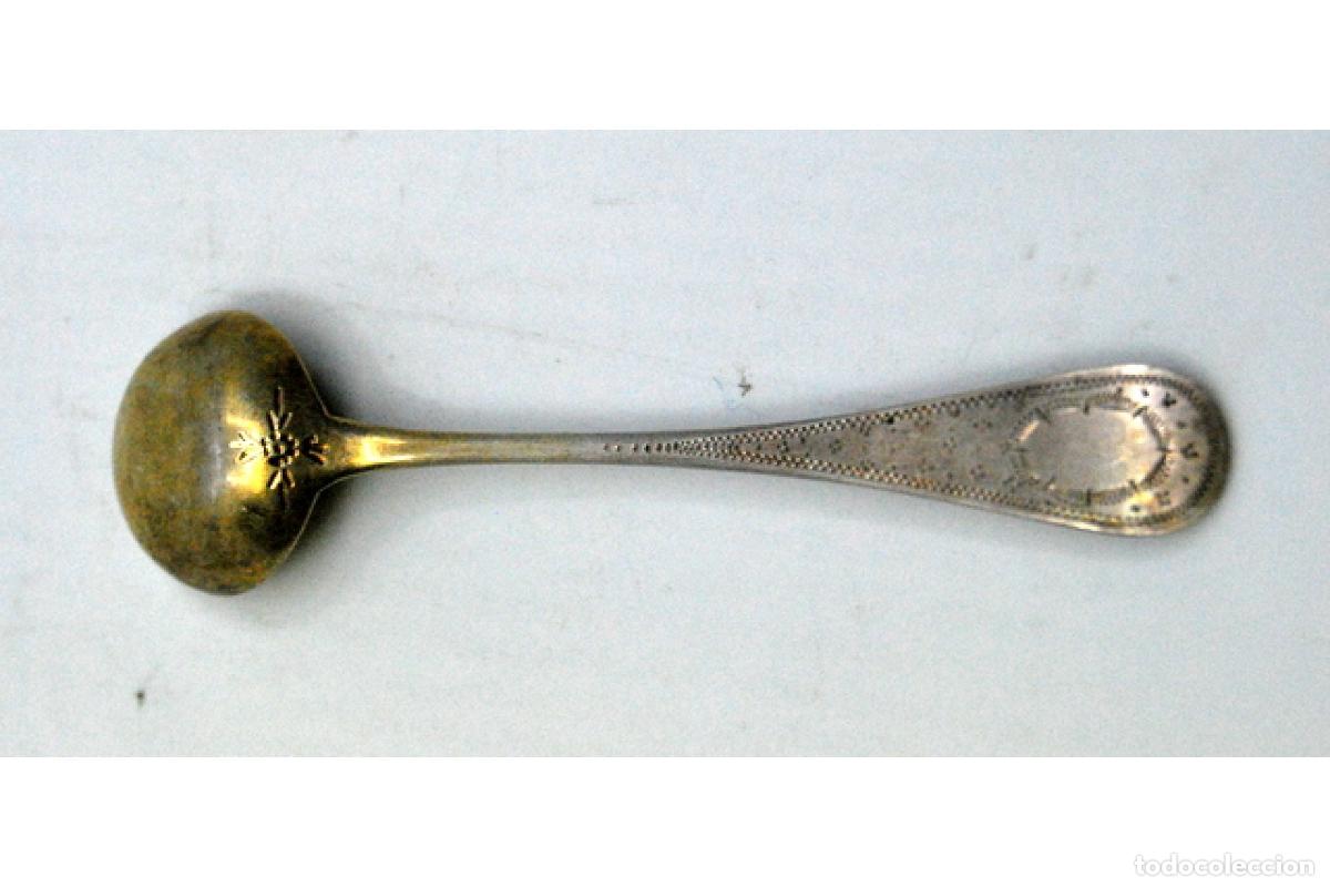 Antig&uuml;edades: cuchara de az&uacute;car de plata - Foto 3