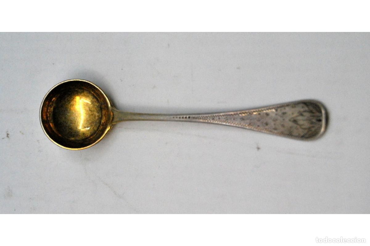 Antig&uuml;edades: cuchara de az&uacute;car de plata - Foto 5