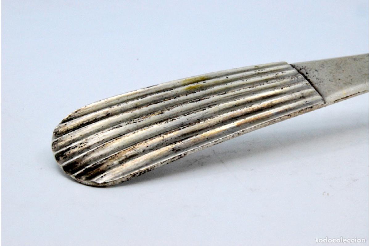 Antig&uuml;edades: Cuchar&oacute;n de sopa de plata - Foto 4