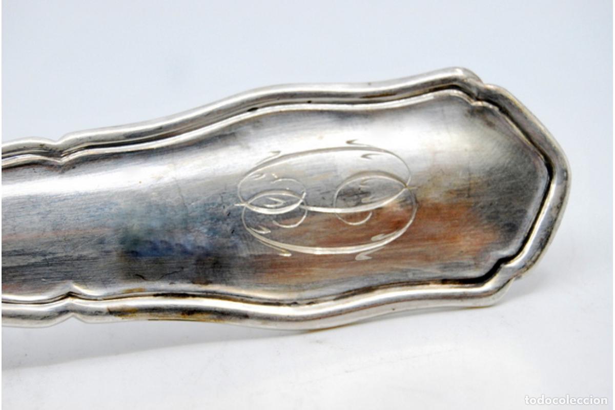 Antig&uuml;edades: Cuchar&oacute;n de sopa de plata - Foto 2