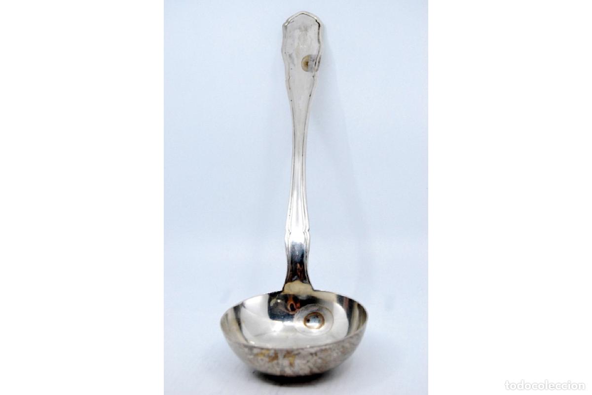 Antig&uuml;edades: Cuchar&oacute;n de sopa de plata - Foto 4