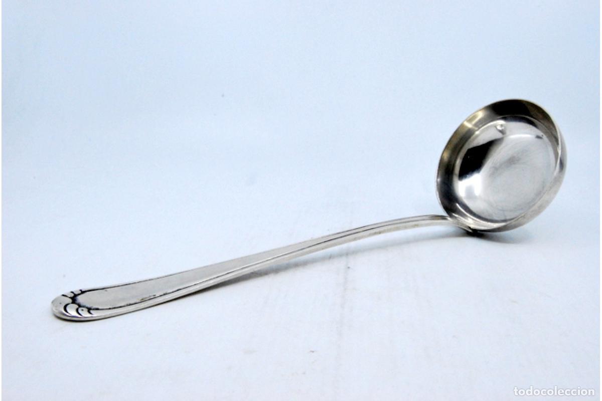 Antig&uuml;edades: Cuchar&oacute;n de sopa de plata - Foto 4