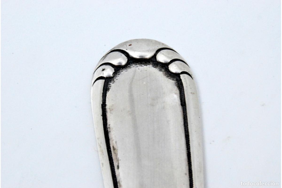 Antig&uuml;edades: Cuchar&oacute;n de sopa de plata - Foto 5