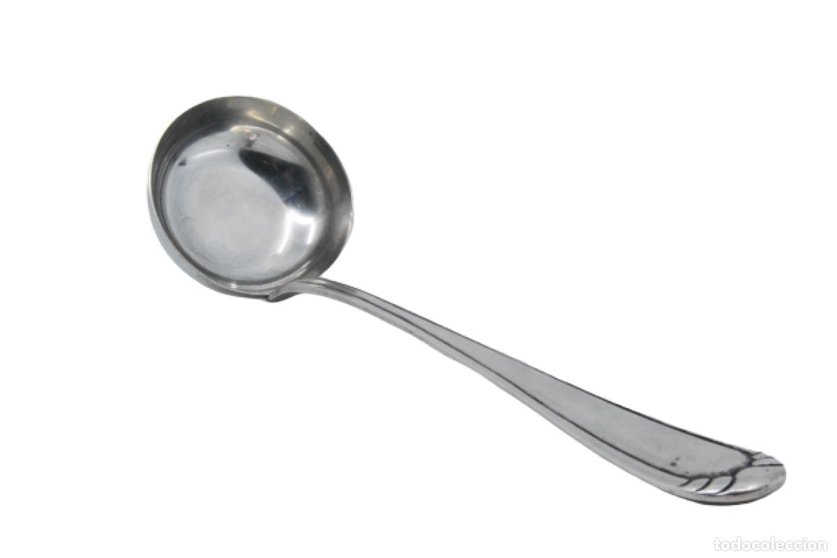 Antig&uuml;edades: Cuchar&oacute;n de sopa de plata - Foto 1