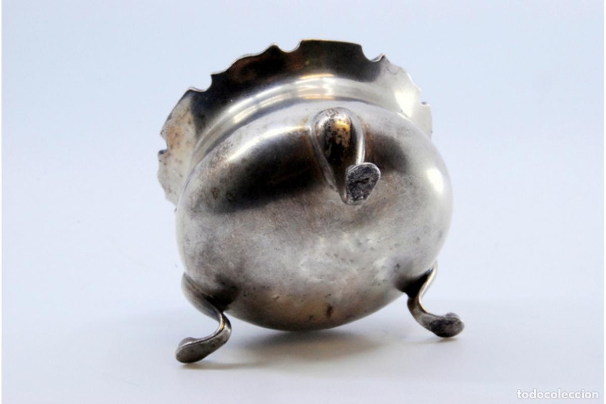 Antig&uuml;edades: tarro de mermelada de plata - Foto 2