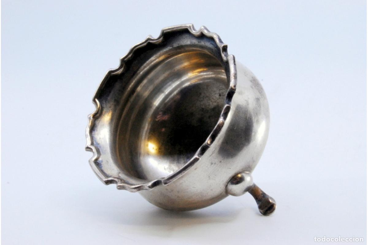 Antig&uuml;edades: tarro de mermelada de plata - Foto 4