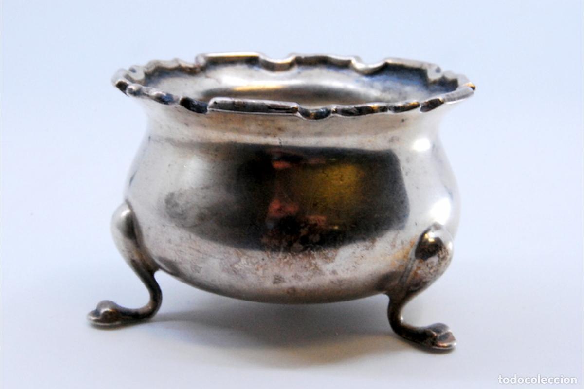 Antig&uuml;edades: tarro de mermelada de plata - Foto 6