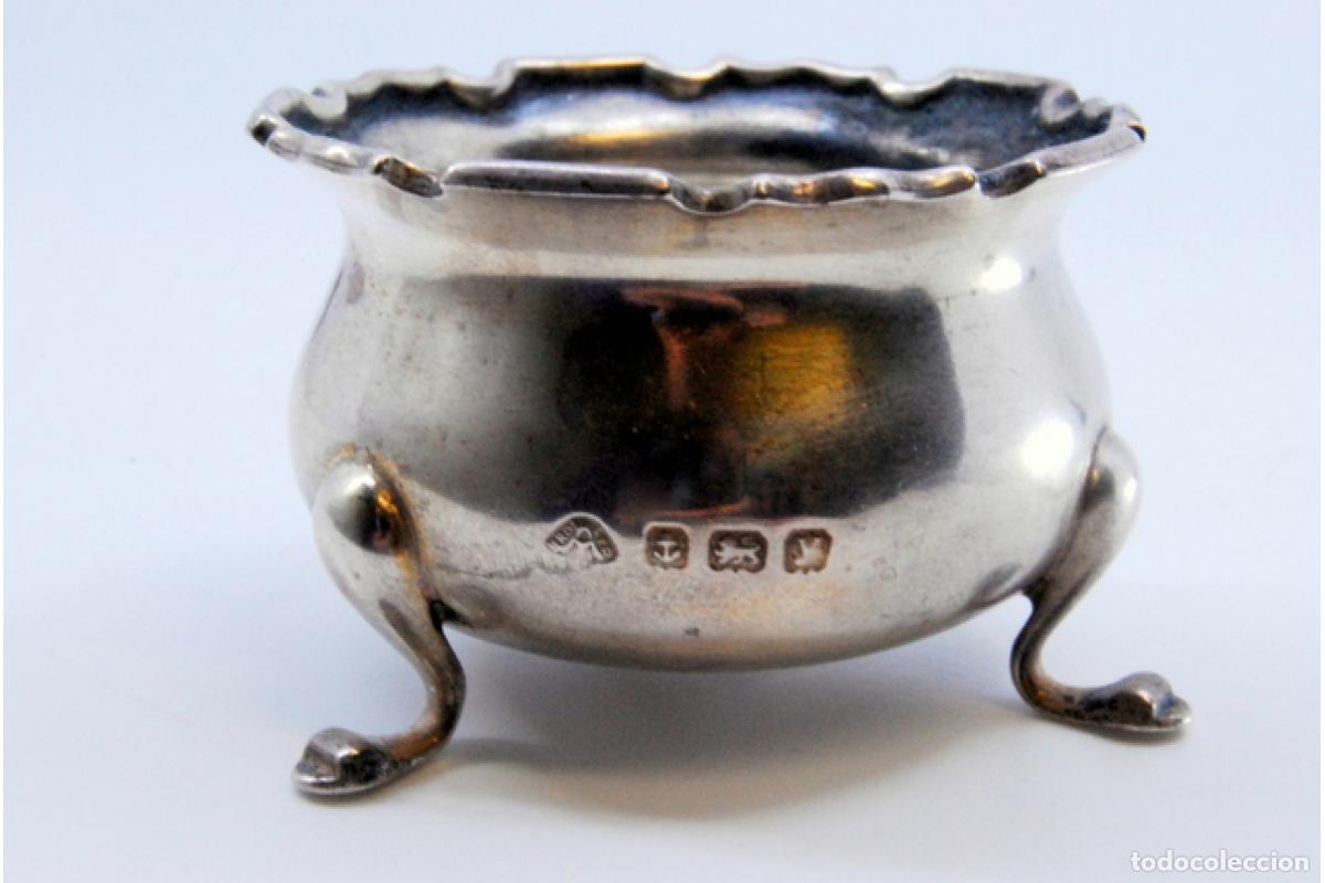 Antig&uuml;edades: tarro de mermelada de plata - Foto 7