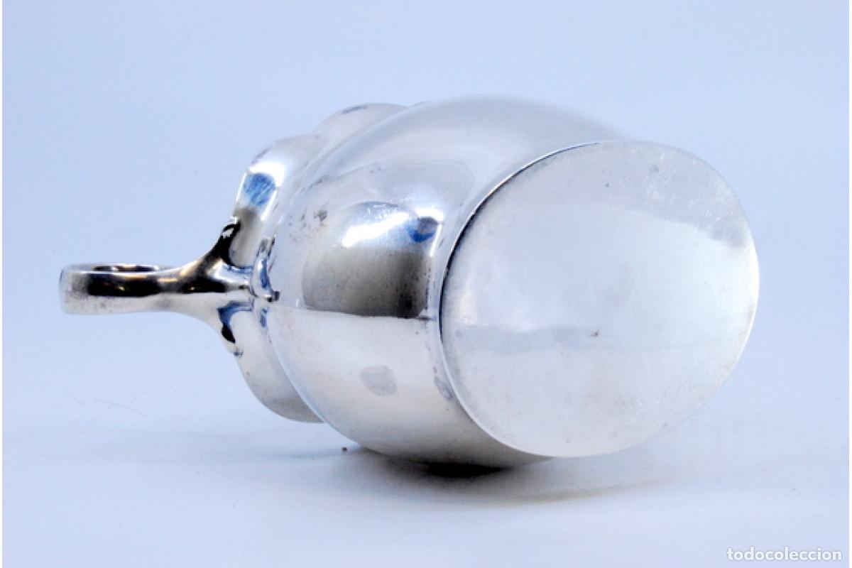 Antig&uuml;edades: tarro de mermelada de plata - Foto 3