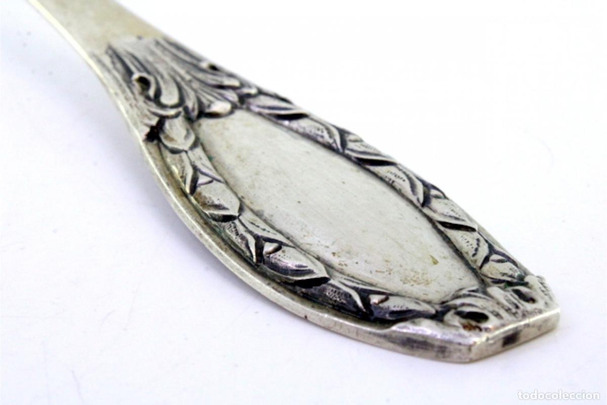 Antig&uuml;edades: Cuchar&oacute;n de sopa de plata - Foto 3
