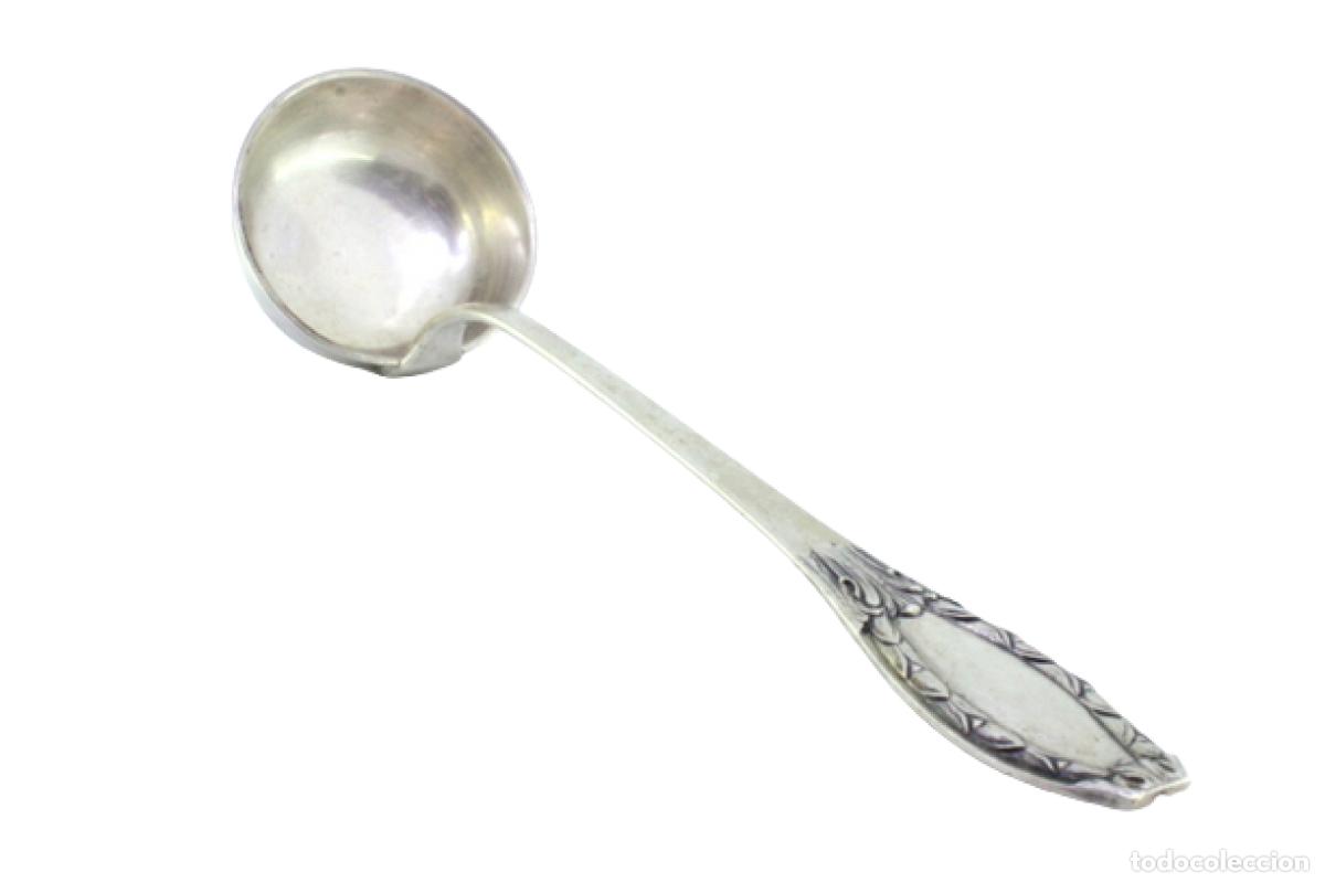 Antig&uuml;edades: Cuchar&oacute;n de sopa de plata - Foto 1