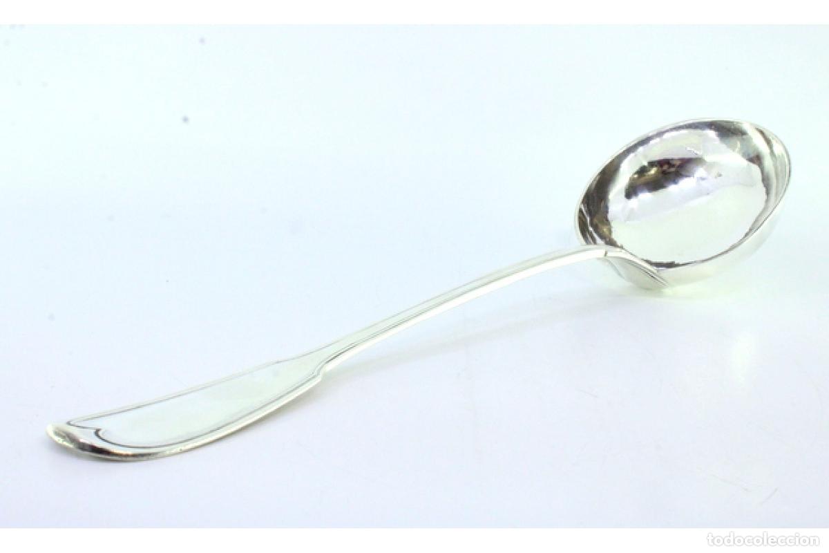 Antig&uuml;edades: Cuchar&oacute;n de sopa de plata - Foto 3