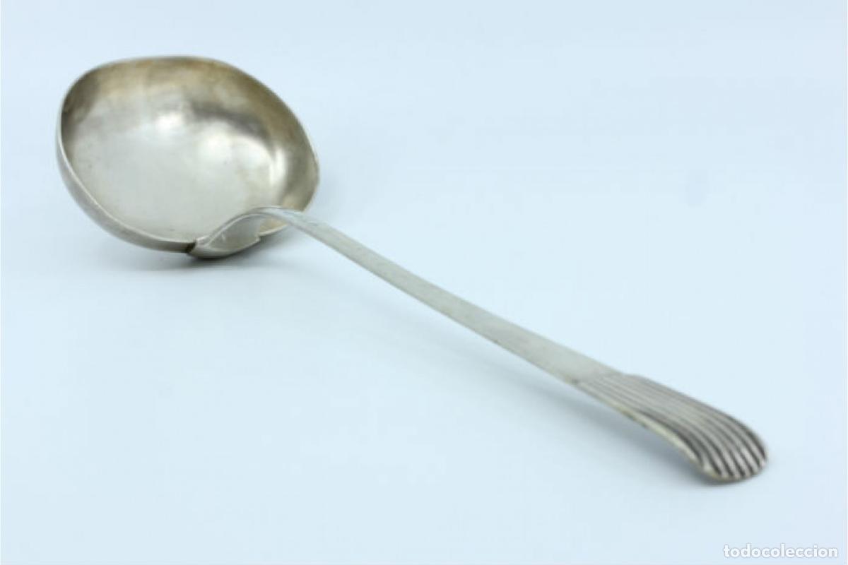 Antig&uuml;edades: Cuchar&oacute;n de sopa de plata - Foto 5