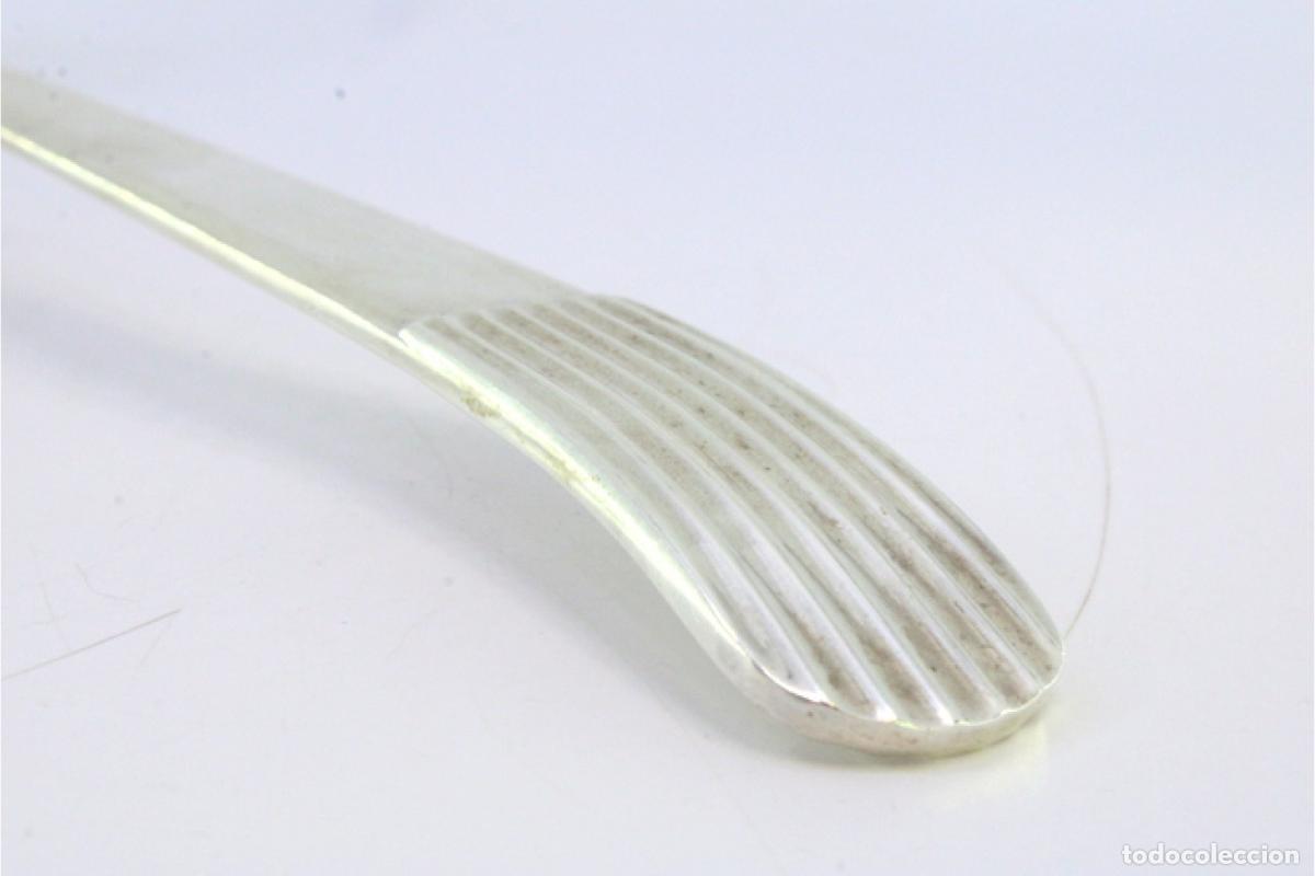 Antig&uuml;edades: Cuchar&oacute;n de sopa de plata - Foto 3