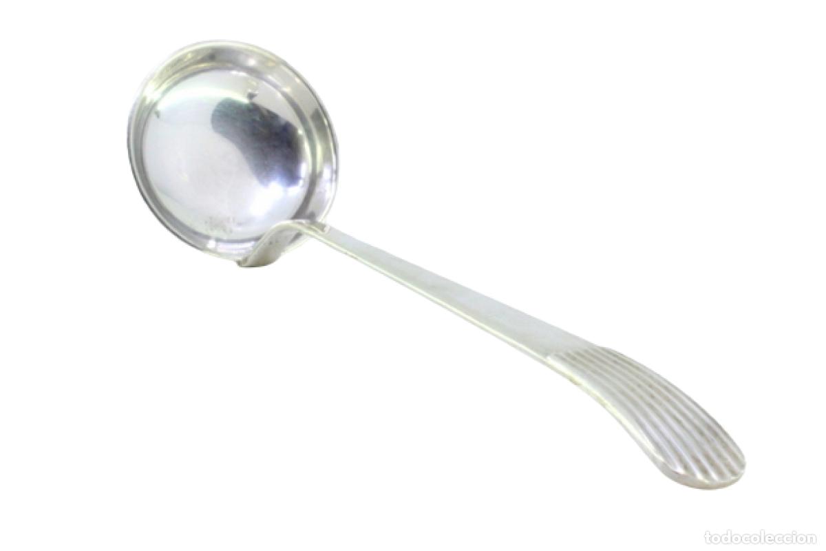 Antig&uuml;edades: Cuchar&oacute;n de sopa de plata - Foto 1