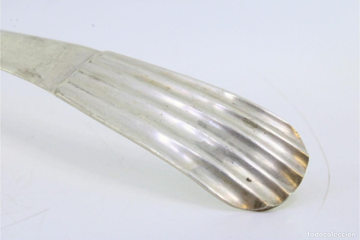 Antig&uuml;edades: Cuchar&oacute;n de sopa de plata - Foto 5