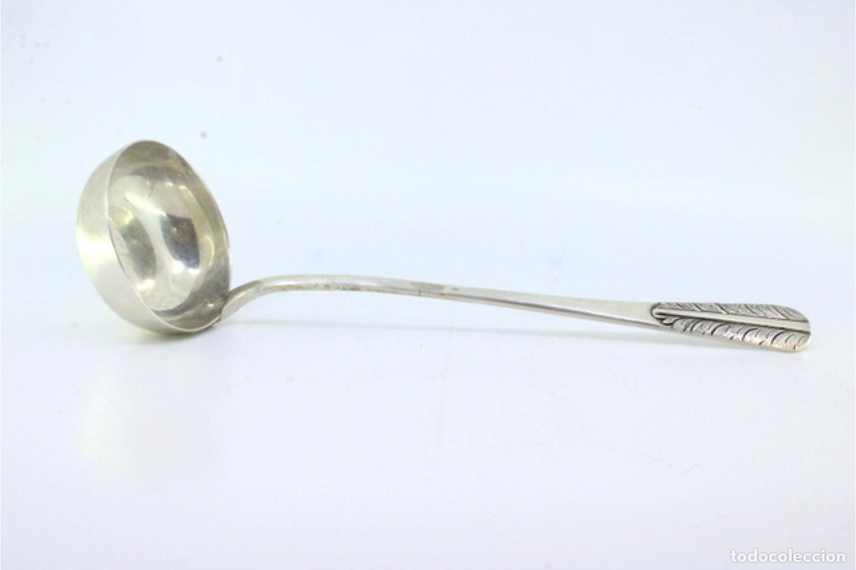 Antig&uuml;edades: Cuchar&oacute;n de sopa de plata - Foto 7