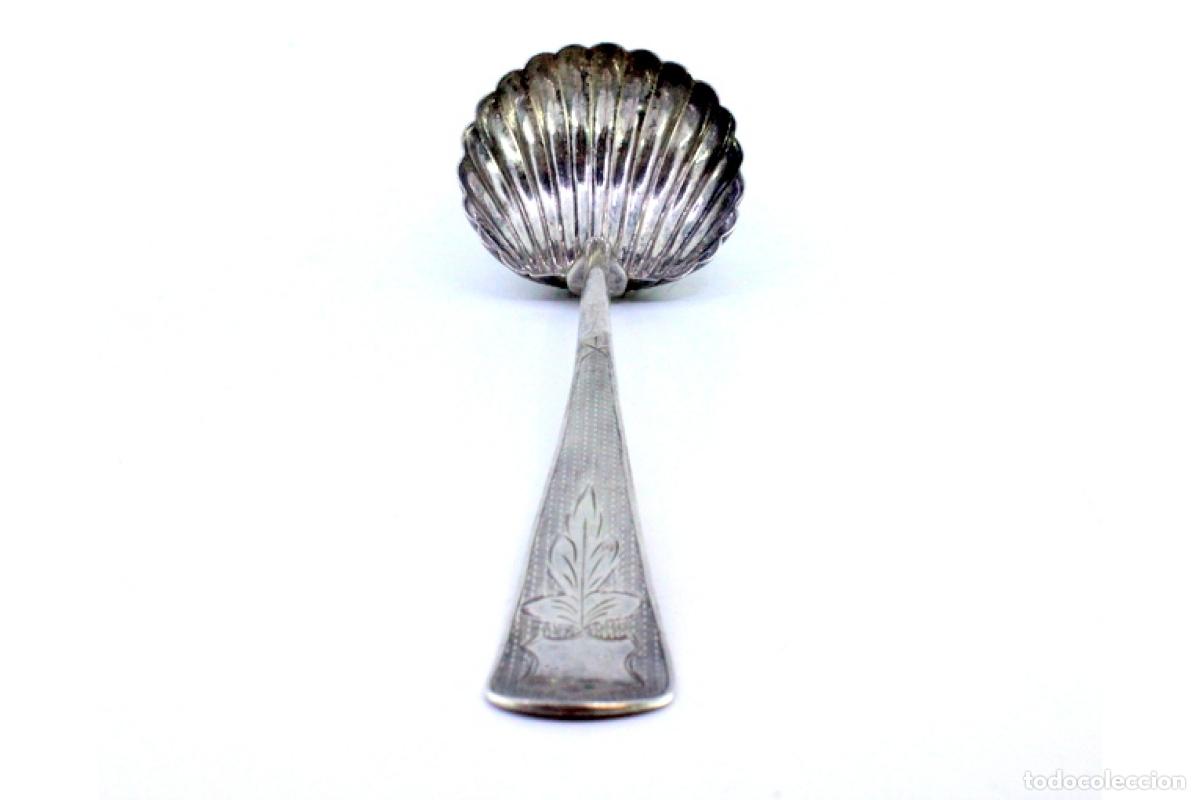 Antig&uuml;edades: Cuchar&oacute;n de sopa de plata - Foto 2