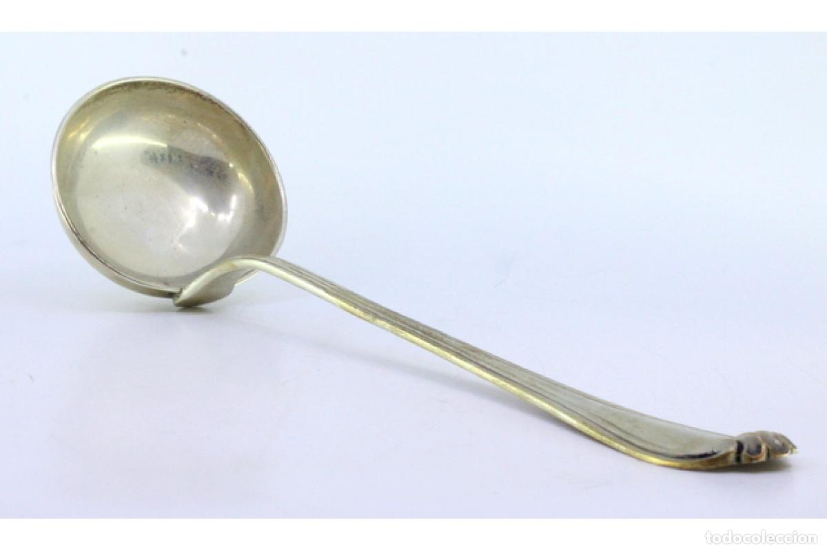 Antig&uuml;edades: Cuchar&oacute;n de sopa de plata - Foto 2
