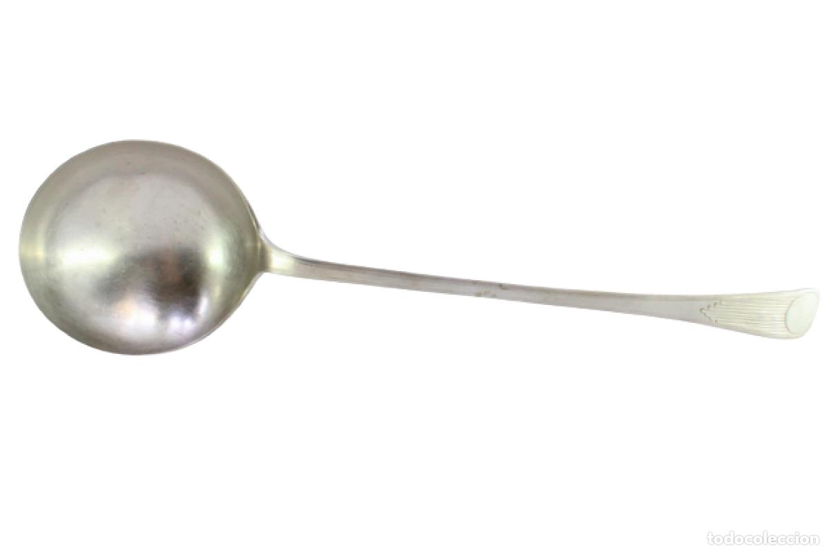 Antig&uuml;edades: Cuchar&oacute;n de sopa de plata - Foto 1