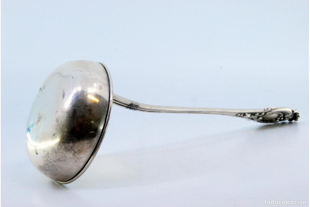 Antig&uuml;edades: Cuchar&oacute;n de sopa de plata - Foto 3