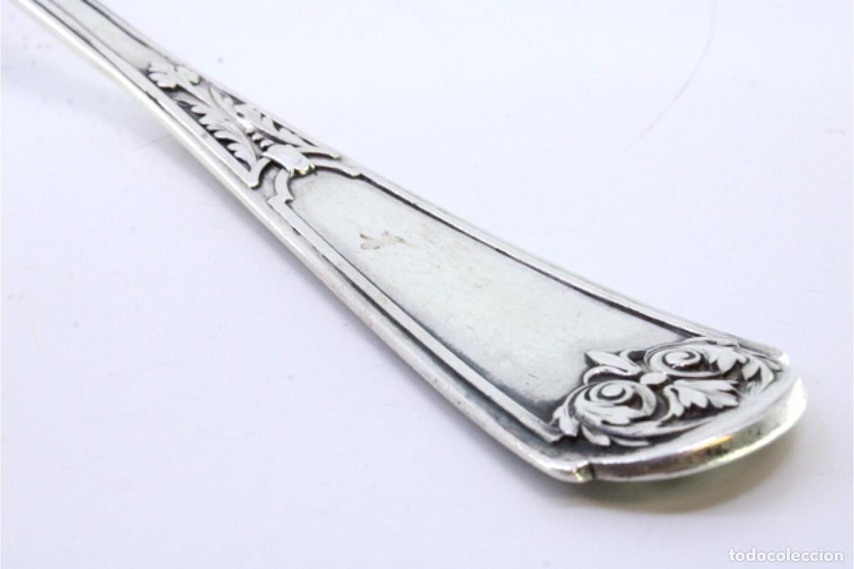 Antig&uuml;edades: Cuchar&oacute;n de sopa de plata - Foto 3