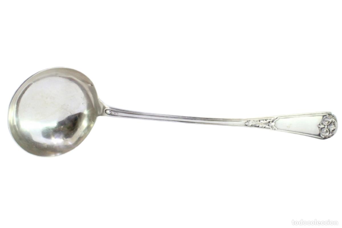 Antig&uuml;edades: Cuchar&oacute;n de sopa de plata - Foto 1